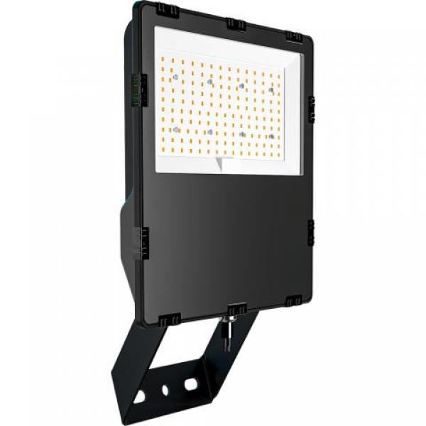 SHADA LED-Strahler Flutlichtstrahler 100W 16000lm 4000K IP66, schwarz EEC: C (230092)