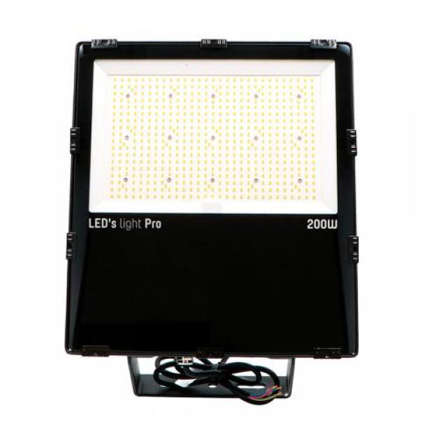 SHADA LED-Strahler Flutlichtstrahler 200W 32000lm 4000K IP66, schwarz EEC: C (230095)