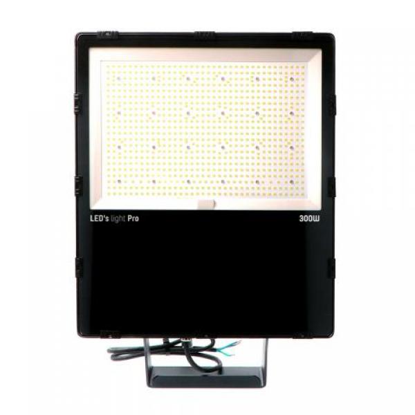 SHADA LED-Strahler Flutlichtstrahler 300W 50000lm 4000K IP66, schwarz EEC: C (230097)