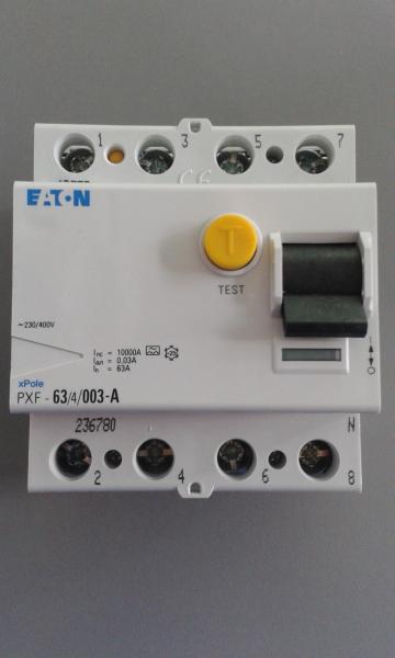 EATON FI-Schutzschalter FUG PXF-63/4/003-A 4polig 63/0,03A (236780)