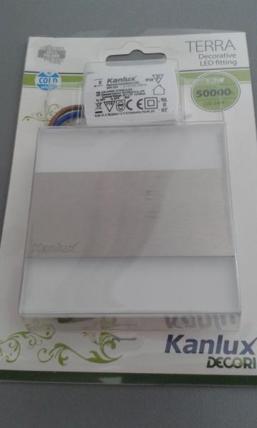 Kanlux LED-Zierleuchte TERRA LED AC-CW , 6500K, 15lm, kaltweiss (23807)