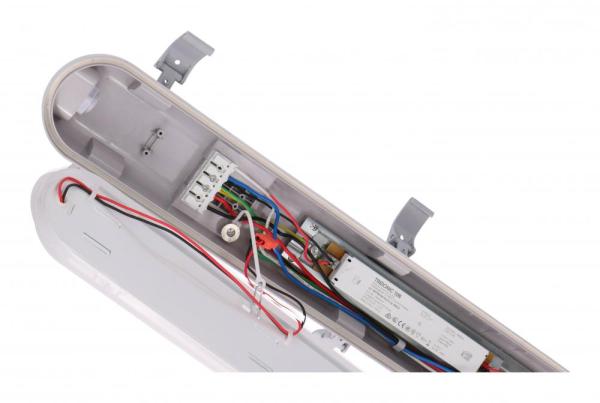 SHADA LED-Feuchtraum-Wannenleuchte IP65, mit Durchverdrahtung, 36W 4320lm 4000K, 120cm, EEC: E (2400281_01) ***RESTPOSTEN***