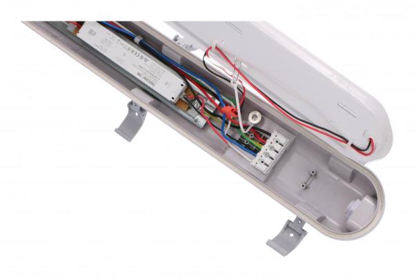 SHADA LED-Feuchtraum-Wannenleuchte IP65, mit Durchverdrahtung, 36W 4320lm 4000K, 120cm, EEC: E (2400281_01) ***RESTPOSTEN***