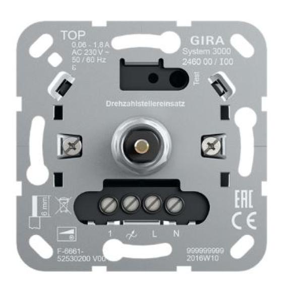 Gira 246000 System 3000 Drehzahlstellereinsatz