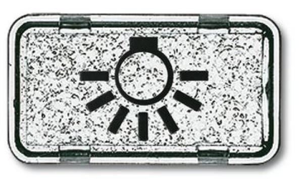 Busch-Jaeger 2622 LI-101 Tastersymbol Licht Allwetter 44 (IP44) glasklar