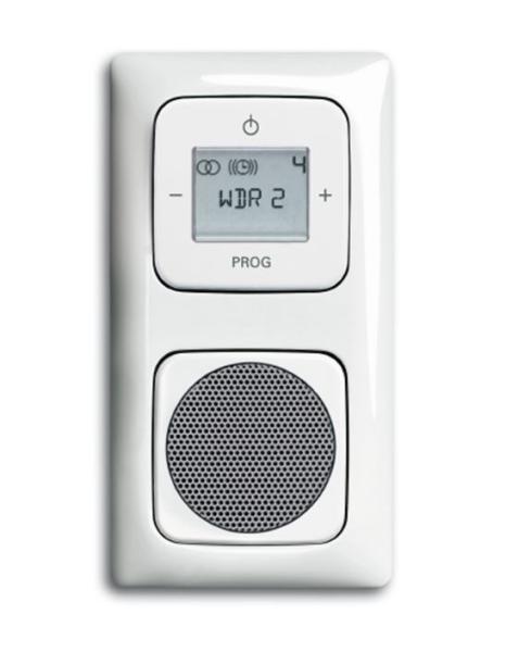 Busch-Jaeger Radio DAB+ Komplett-Set ReflexSI LINEAR 2-fach alpinweiss (8215U-101 + 8223U + 8252-214-101 + 8253-214 + 2512-214K-102)