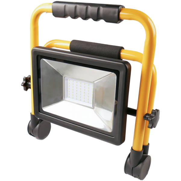 SHADA LED-Straher Baustellenstrahler 50W, 4500 Lumen, 4000K IP65, klappbar, EEC: A-A++ (0300721) ***RESTPOSTEN***