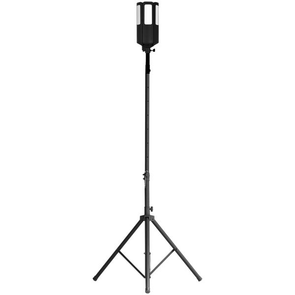 SHADA Novalight 360° LED-Strahler auf Teleskopstativ 120W, 13500 Lumen, 5000K, IP65, EEC: E (0310740)