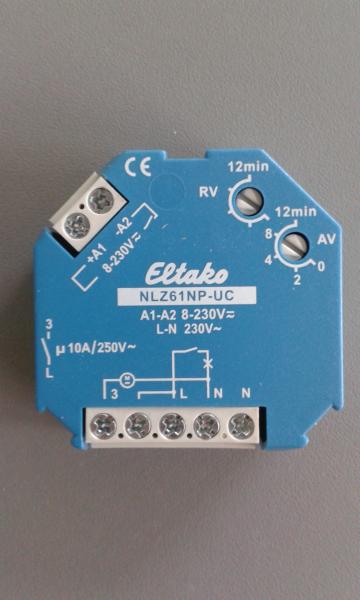 Eltako Nachlaufschalter NLZ61NP 8-230 VUC / 250V/10A (61100704)