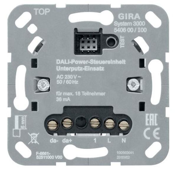 Gira 540600 System 3000 DALI-Power-Steuereinheit Unterputz-Einsatz