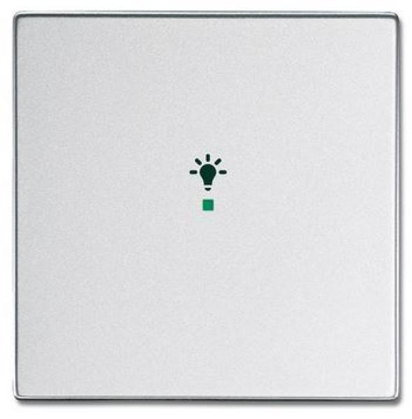 Busch-Jaeger 6231-10-83 Busch-free@home Wippe future® linear 1-fach, mit Symbol "Licht" alusilber