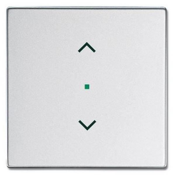 Busch-Jaeger 6232-10-83 Busch-free@home Wippe future® linear 1-fach, mit Symbol "Jalousie" alusilber