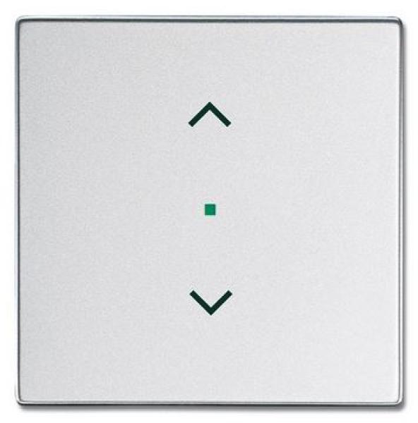 Busch-Jäger 6232-10-83 Busch-free@home Wippe future® linear 1-fach, mit Symbol "Jalousie" alusilber