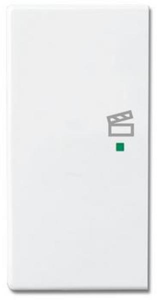 Busch-Jaeger 6233-21-84 Busch-free@home Wippe future® linear 2-fach links, mit Symbol "Szene" studioweiß