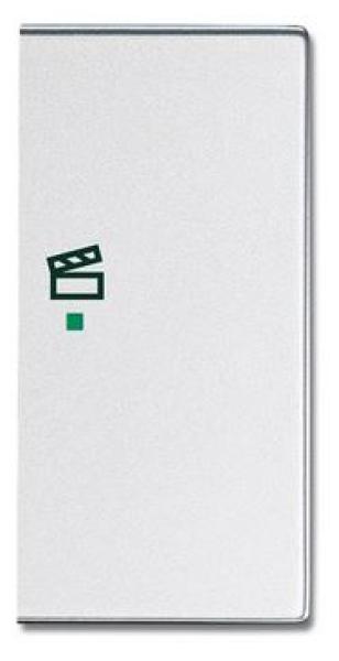 Busch-Jaeger 6233-22-83 Busch-free@home Wippe future® linear 2-fach rechts, mit Symbol "Szene" alusilber