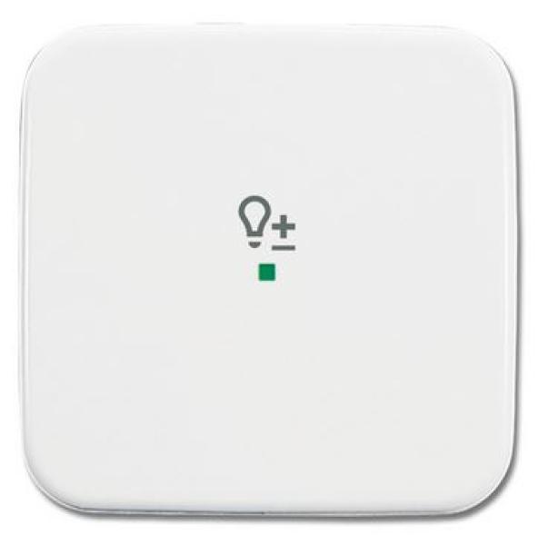 Busch-Jaeger 6234-10-214 Busch-free@home Wippe Reflex SI 1-fach, mit Symbol "Dimmer" alpinweiß