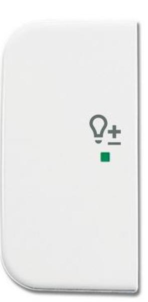 Busch-Jaeger 6234-21-214 Busch-free@home Wippe Reflex SI 2-fach links, mit Symbol "Dimmer" alpinweiß