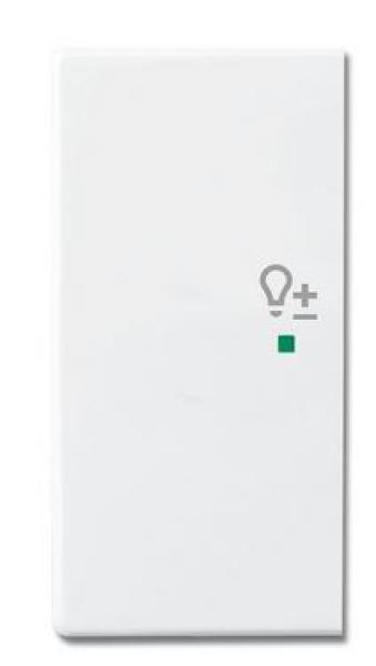 Busch-Jaeger 6234-21-84 Busch-free@home Wippe future® linear 2-fach links, mit Symbol "Dimmer" studioweiß