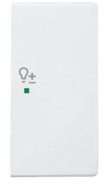 Busch-Jaeger 6234-22-84 Busch-free@home Wippe future® linear 2-fach rechts, mit Symbol "Dimmer" studioweiß