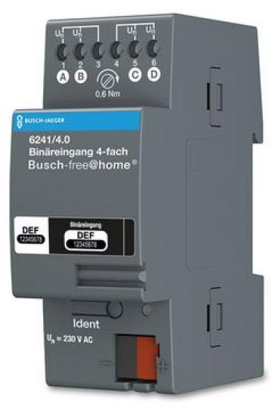 Busch-Jaeger 6241/4.0 Busch-free@home Binäreingang 4-fach für Busch-free@home
