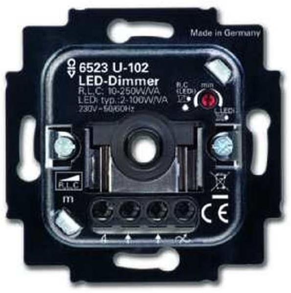 Busch Jäger LED-Dimmer 6523 U-102 2D AN 250 VA