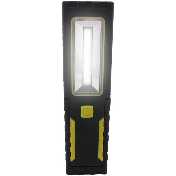 SHADA LED Handleuchte mit Taschenlampenfunktion, 3W 180lm, 5000K, mit Magnet und Haken, Alkaline (0700317)