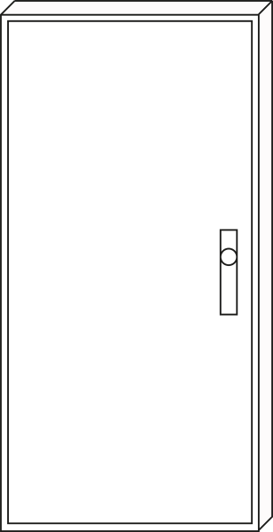 F-Tronic Wandverteiler Leerschrank ZA112 IP31 1100x550x210mm