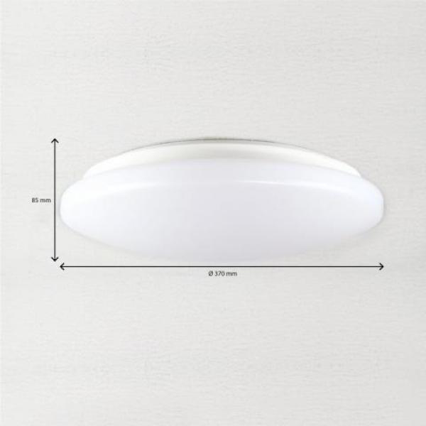 SHADA LED Deckenleuchte 18W 1900lm 4000K neutralweiss, Ø 370mm, IP44, EEC: F (0800595)