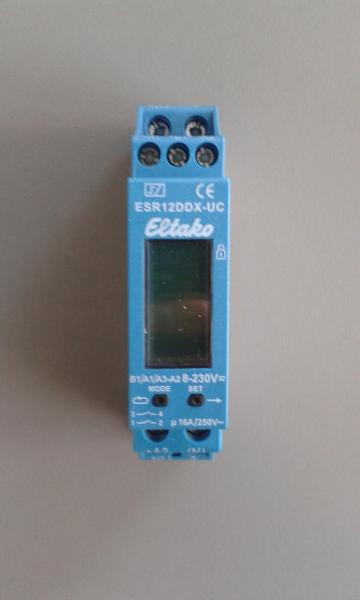 Eltako Stromstoss-Schaltrelais ESR12DDX-UC 1+1Schliesser 2000W (21200302)