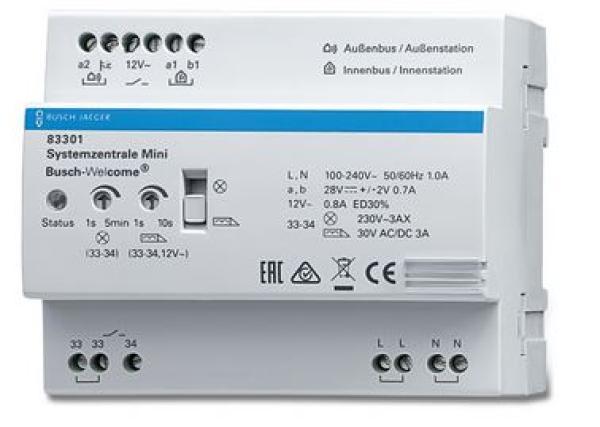 Busch-Jaeger 83301 Türkommunikation Systemzentrale Mini