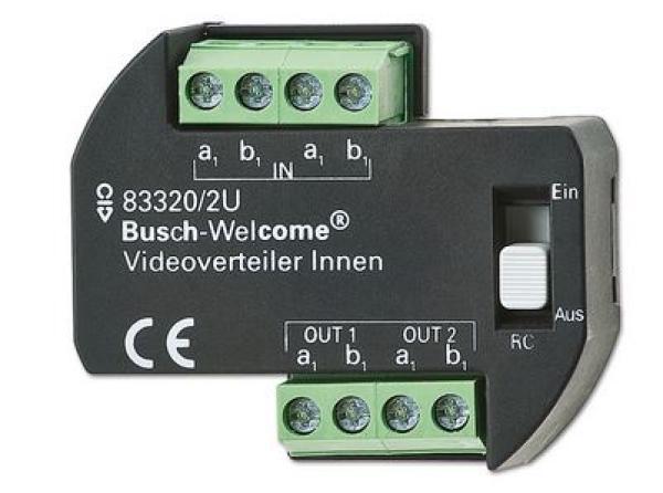 Busch-Jaeger 83320/2 U Türkommunikation Videoverteiler Innen UP zur Montage in Unterputzdose