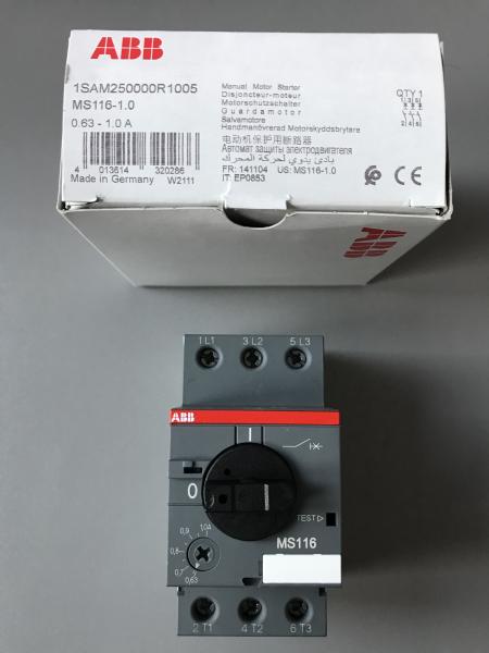 ABB Motorschutzschalter MS116-1.0 (0,63-1,00A) thermomagnetisch