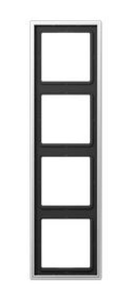 Jung AL2984 Rahmen 4-fach aluminium LS990 ***RESTPOSTEN***