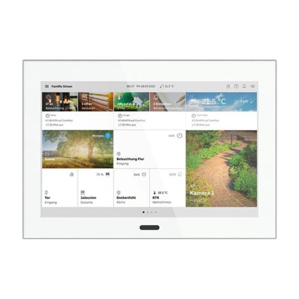 Busch-Jaeger Innenstation Busch-Smart Touch 10 Zoll Farbe: weiss/edelstahl (ST/U10.1.11-811)