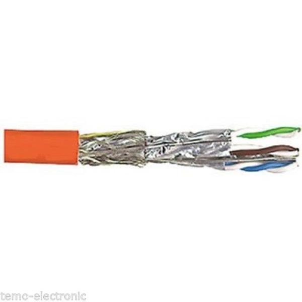 100m Datenleitung Netzwerkkabel Datenkabel CAT7 S/FTP 4x2xAWG23 1000 MHz