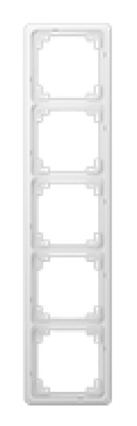 Jung CDP585WW Rahmen 5-fach, alpinweiss