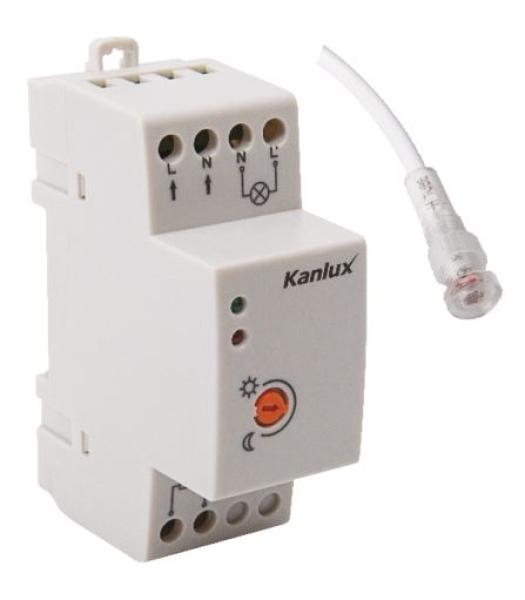Kanlux Dämmerungsschalter mit Sensor AZ-10A TH 35 (22370)