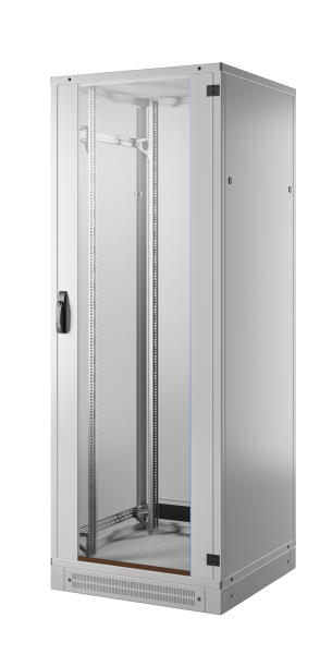 EFB 19 Zoll Netzwerkschrank-Set PRO 800x1000mm 42HE inkl. Sockel und 2f. Lüfter (PRO-4280GR.G1SV-SET1)