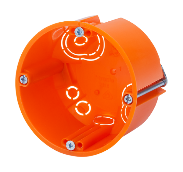 25 STÜCK (VPE) F-Tronic Hohlwand Gerätedose Höhe 47mm, Fräsloch 68mm E115 (7350163)