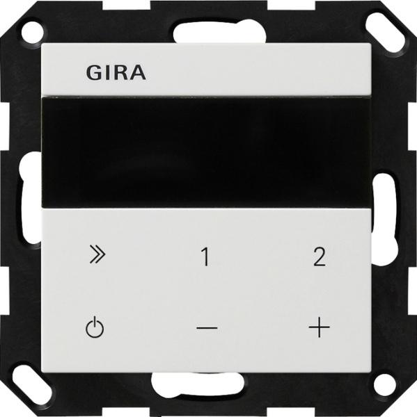 Gira 232027 System 55 Unterputz-Radio IP reinweiß seidenmatt