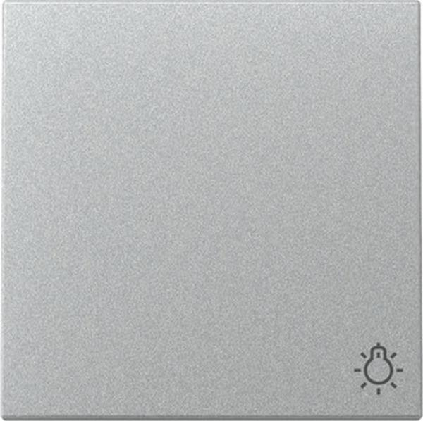 Gira 328526 System 55 Wippe mit Symbol Licht Farbe Aluminium lackiert