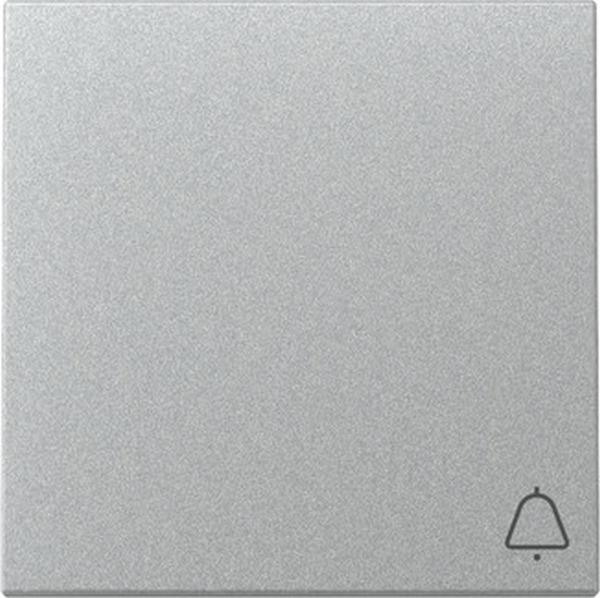 Gira 328626 System 55 Wippe mit Symbol Klingel Farbe Aluminium lackiert