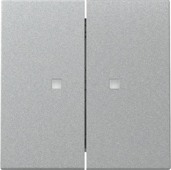 Gira 363126 System 55 Serienkontrollwippe für Kontrollschalter Farbe Aluminium lackiert