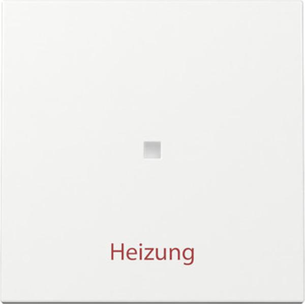 Gira 367803 System 55 Wippe "Heizung Notschalter" reinweiss glänzend