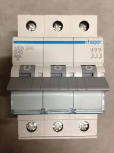 Hager Leitungsschutzschalter B 40A 6kA 3 Pol MBN 340 
