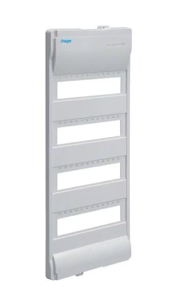 Hager VZ224N Geräteabdeckung Volta UPV/HWV 4-reihig ***RESTPOSTEN***