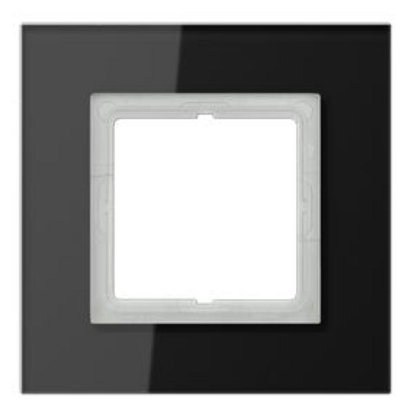 Jung LSP981GLSW Rahmen 1-fach Glas schwarz LS plus ***RESTPOSTEN***