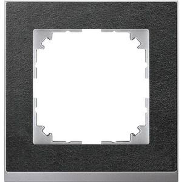 Merten MEG4010-3669 Rahmen Decor 1-fach System M Schiefer/aluminium ***RESTPOSTEN***