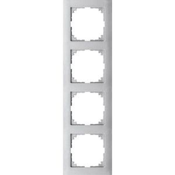 Merten MEG4040-3660 Rahmen M-Pure 4-fach System M aluminium