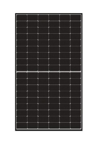 36 Stück (1 Palette) Jinko Solarmodul PV-Modul Photovoltaik 445Wp, Rahmen schwarz/Rückseite weiss, Half Cell (JKM445N-54HL4R-V)